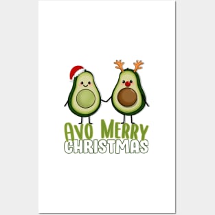 Christmas Avocados Avo Merry Christmas Posters and Art